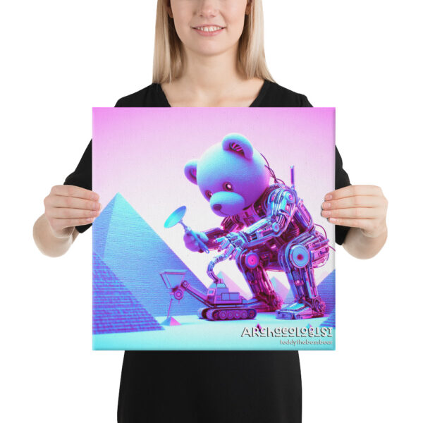 Archaeologist Boss - Canvas Print (Android Bear) - Image 3