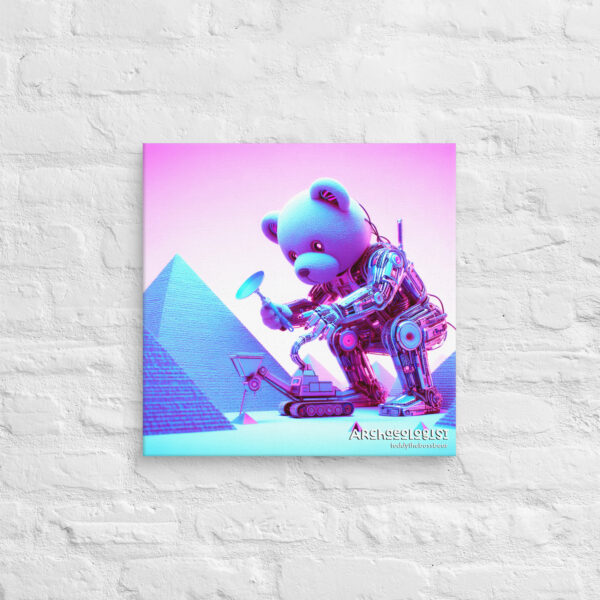 Archaeologist Boss - Canvas Print (Android Bear) - Image 2