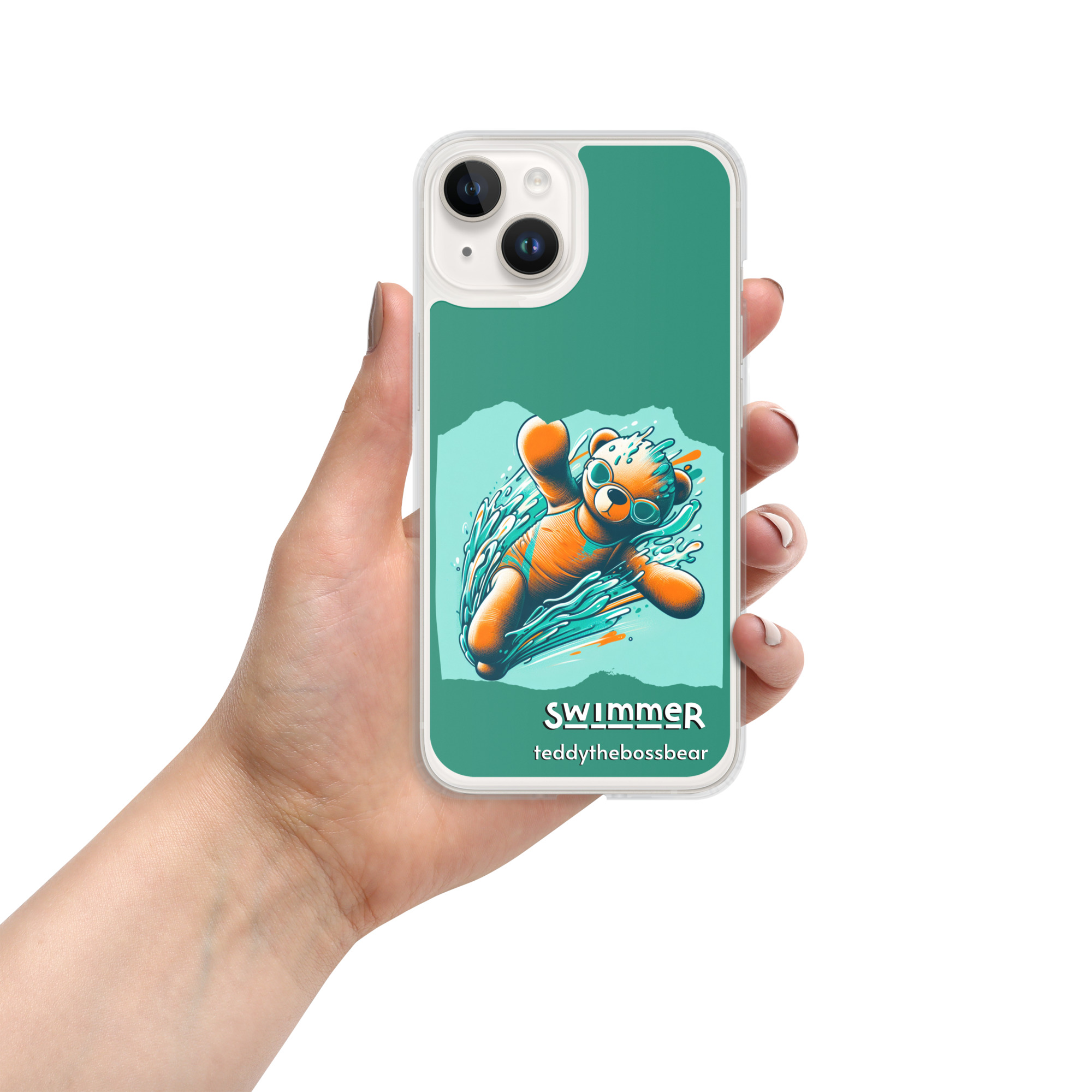 Swimmer Boss - iPhone® Case (Brown Bear) - Image 16