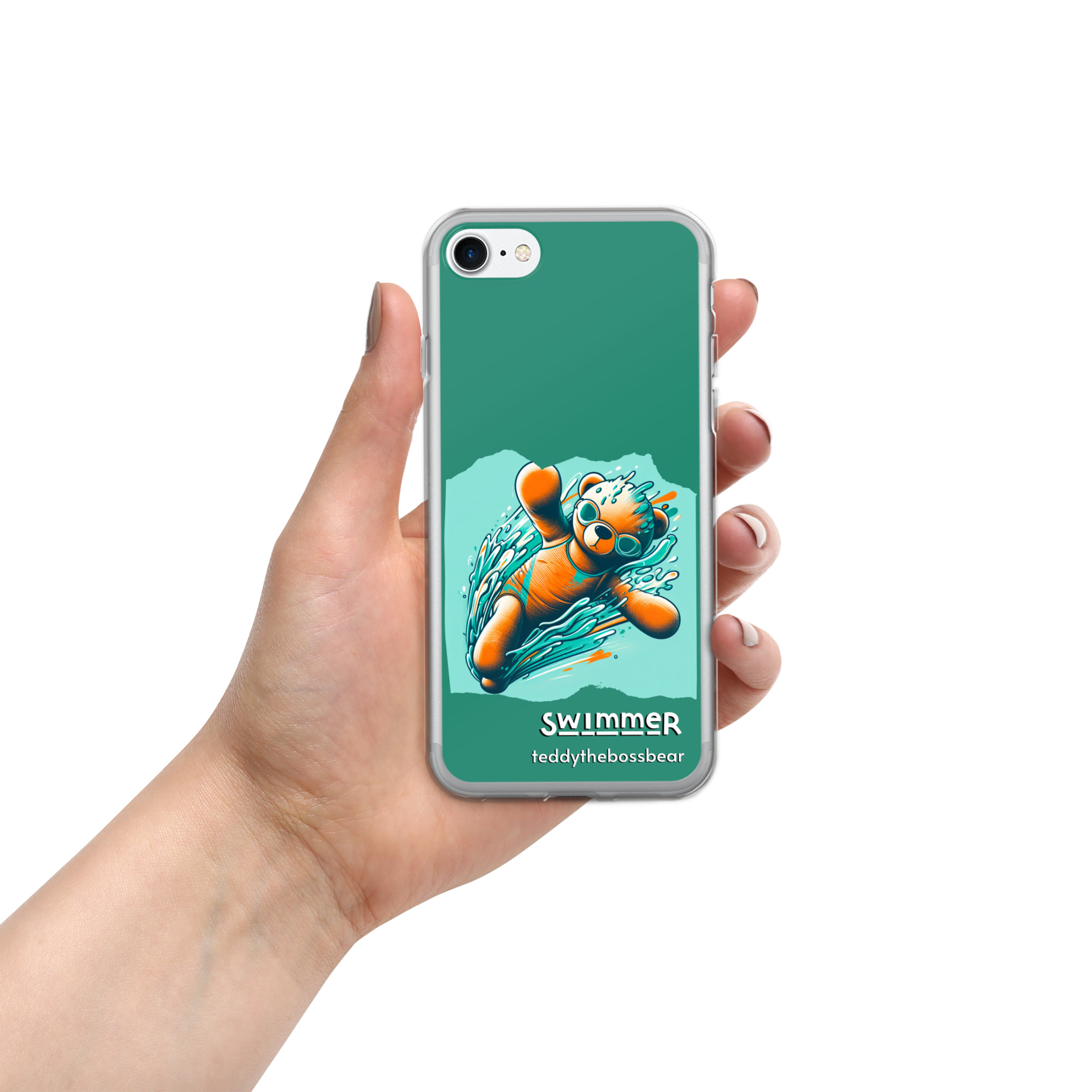 Swimmer Boss - iPhone® Case (Brown Bear) - Image 20