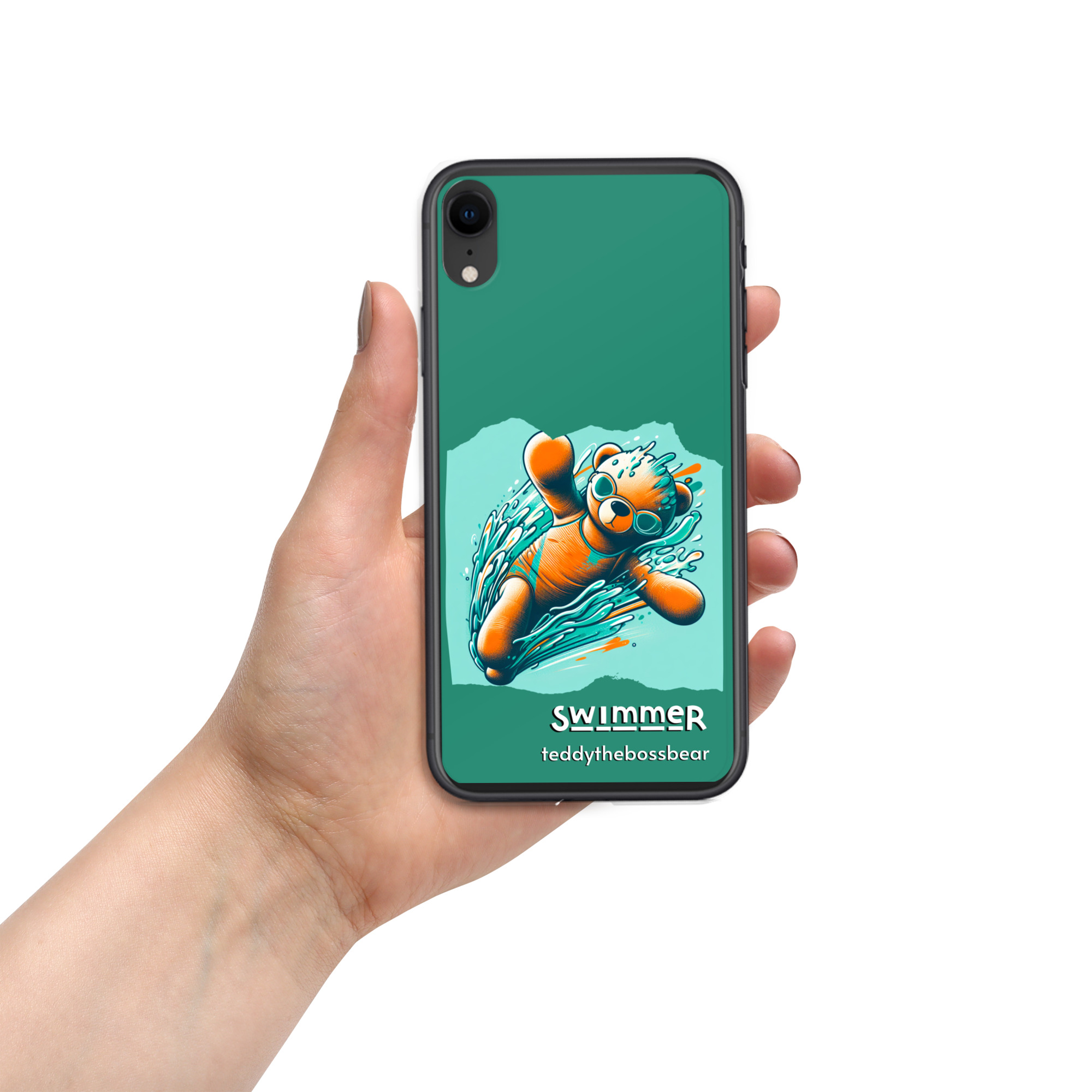 Swimmer Boss - iPhone® Case (Brown Bear) - Image 23