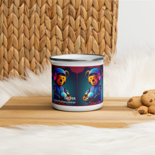 Golfer Boss - Enamel Mug (Android Bear) - Image 2