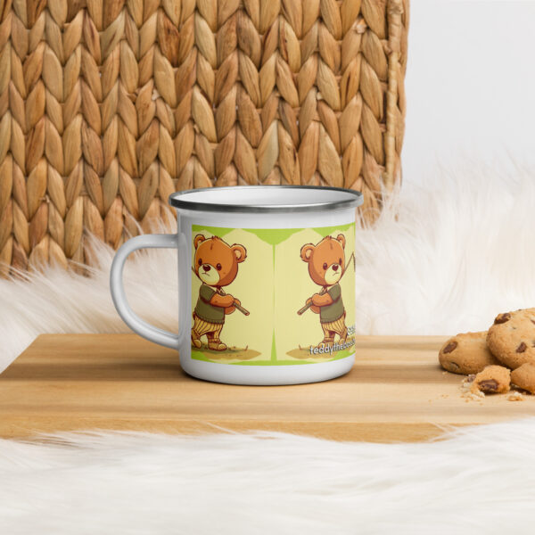 Golfer Boss - Enamel Mug (Vintage Bear)