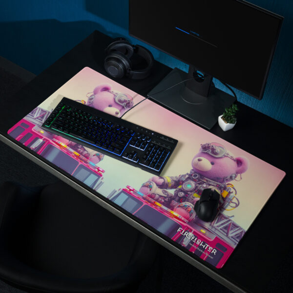 Firefighter Boss - Gaming Mouse Pad (Android Bear)
