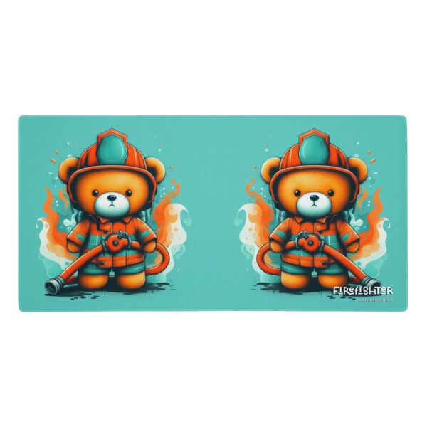 Firefighter Boss - Gaming Mouse Pad (Brown Bear) - Image 2