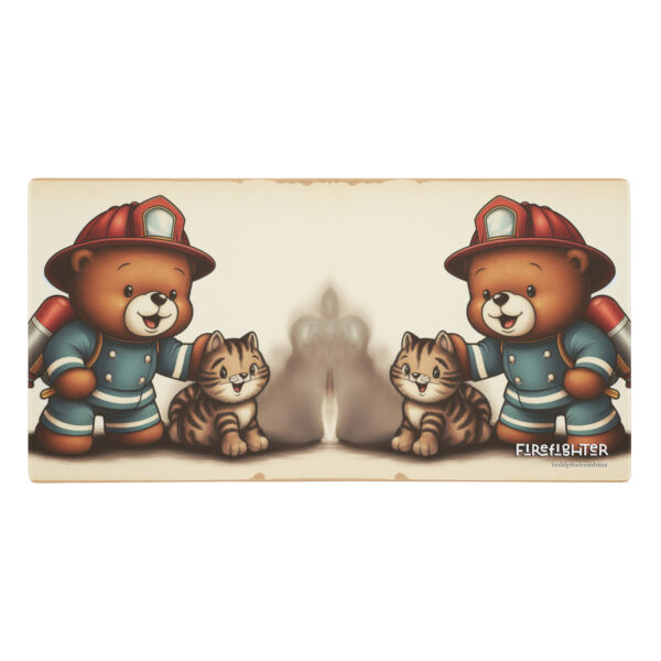 Firefighter Boss - Gaming Mouse Pad (Vintage Bear) - Image 2
