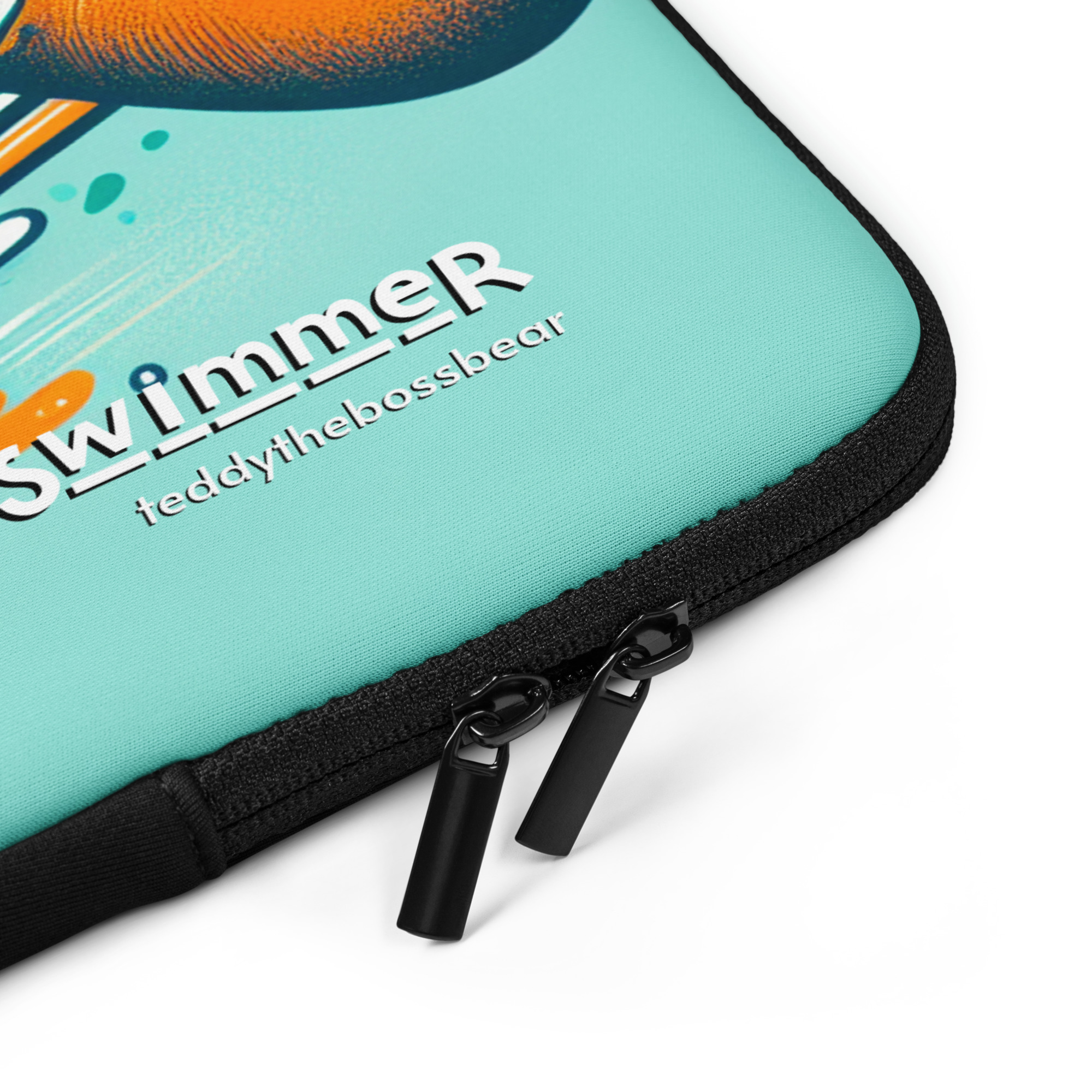 Swimmer Boss - Laptop Sleeve (Brown Bear) - Image 3