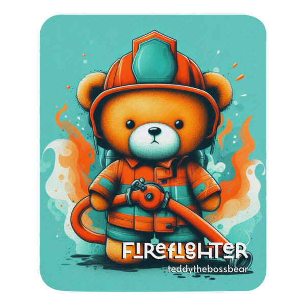 Firefighter Boss - Mouse Pad (Brown Bear) - Image 2