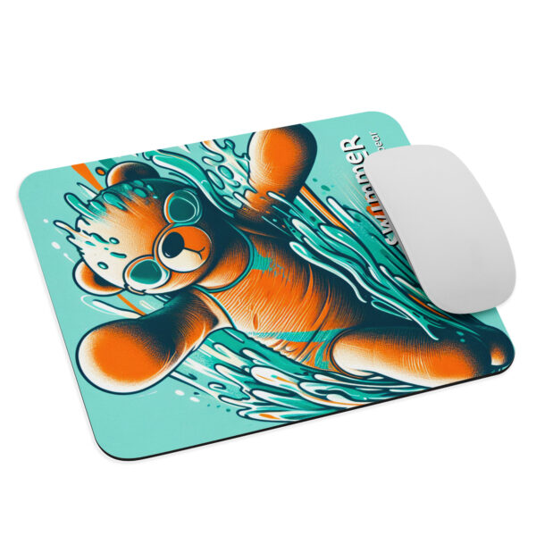 Swimmer Boss - Mouse Pad (Brown Bear)