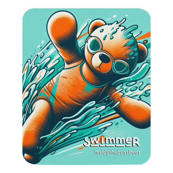 Swimmer Boss - Mouse Pad (Brown Bear) - Image 2