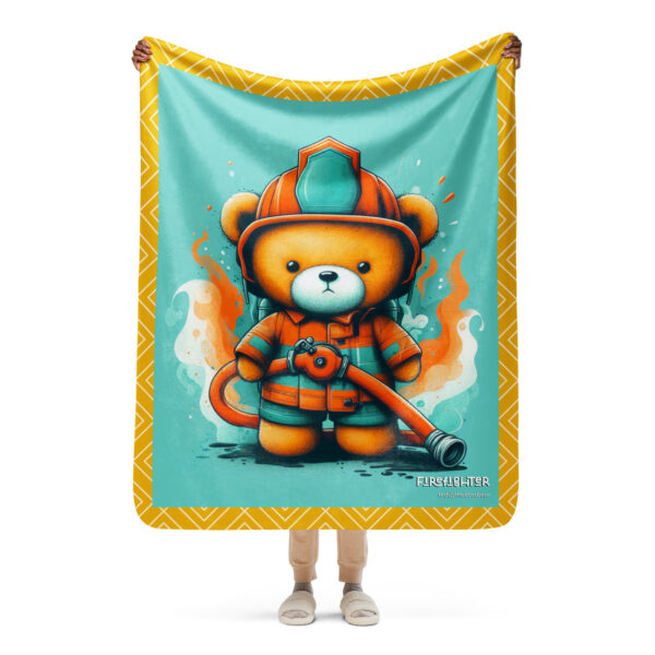 Firefighter Boss - Blanket (Brown Bear) - Image 2