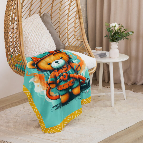 Firefighter Boss - Blanket (Brown Bear) - Image 4