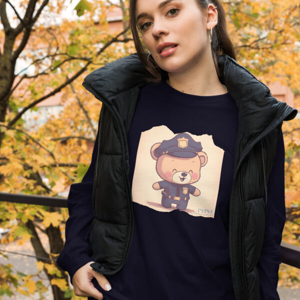 Police Boss - Long Sleeve (Vintage Bear) - Image 10