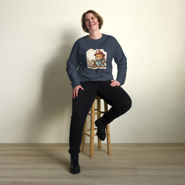 Firefighter Boss - Sweatshirt (Vintage Bear) - Image 10