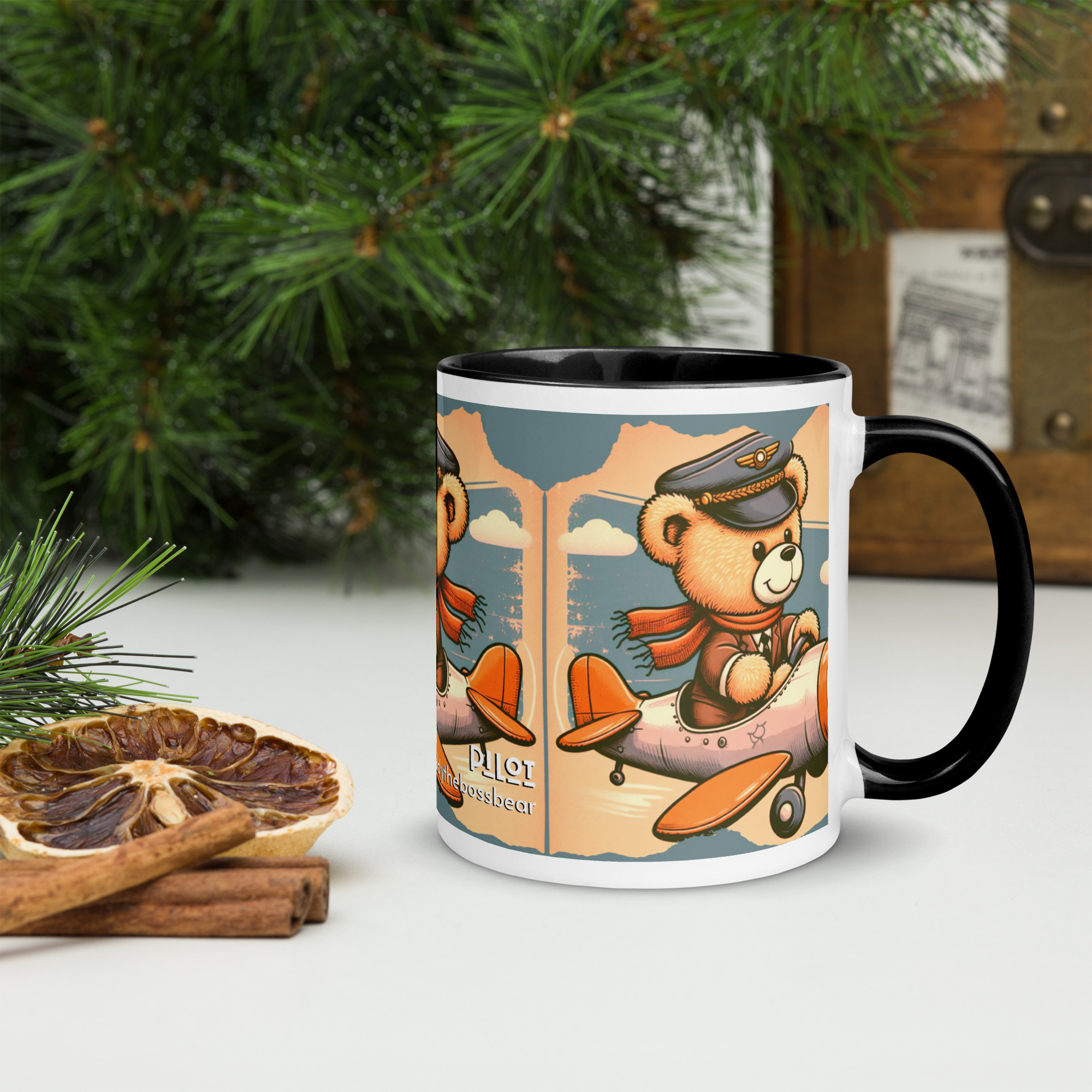 Pilot Boss - Color Mug (Vintage Bear)
