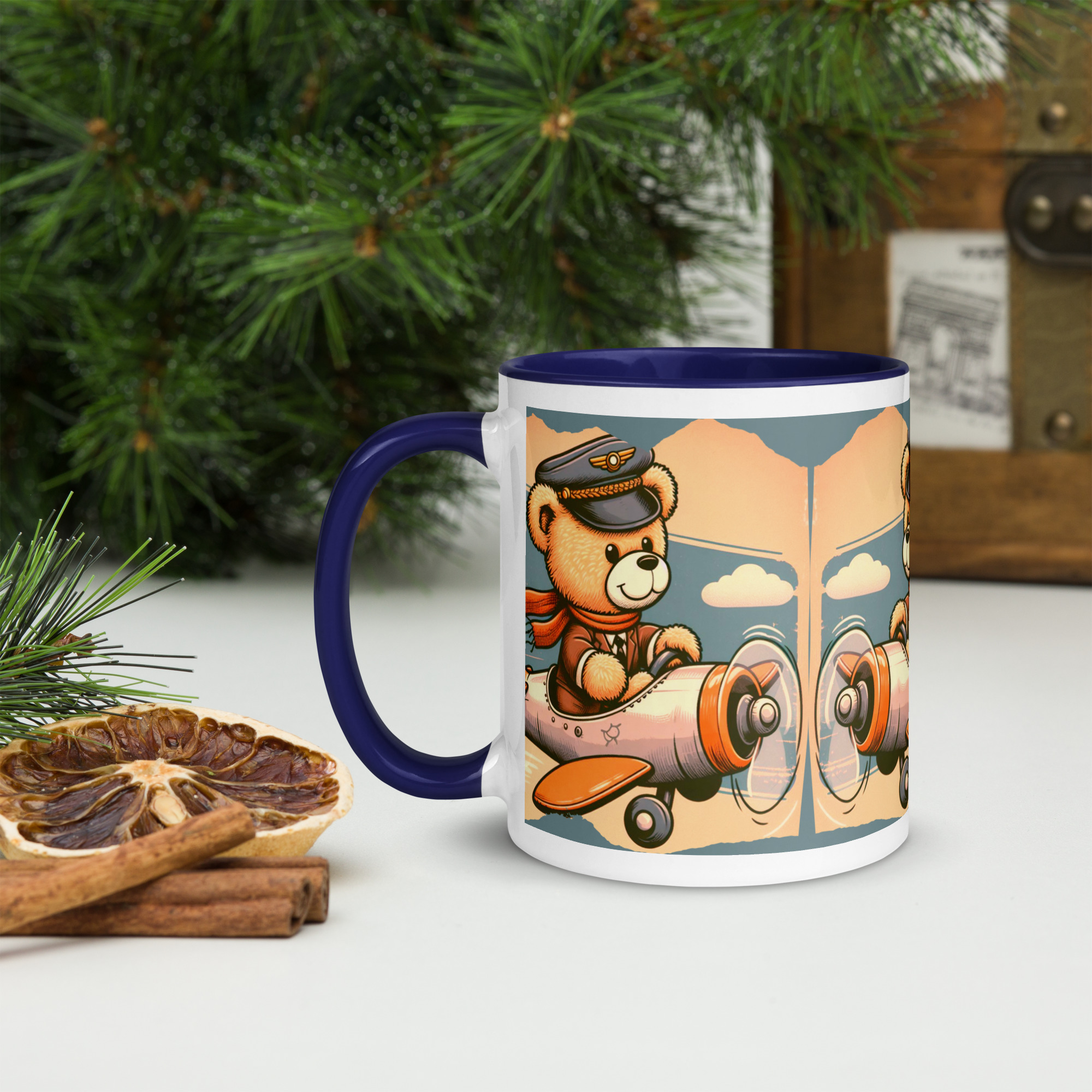 Pilot Boss - Color Mug (Vintage Bear) - Image 6
