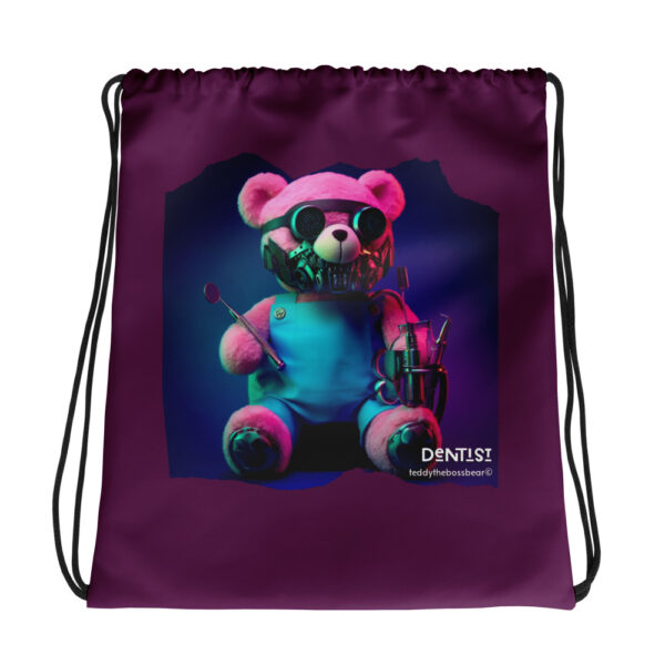 Dentist Boss - Drawstring Bag (Android Bear) - Image 2