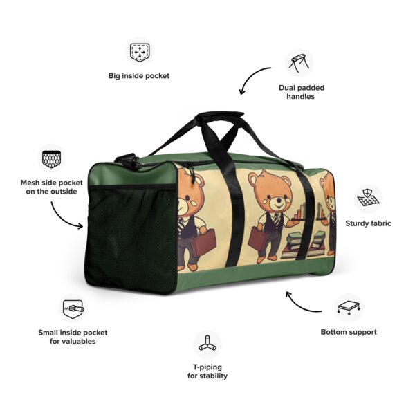 Entrepreneur Boss - Duffle Bag (Vintage Bear) - Image 7