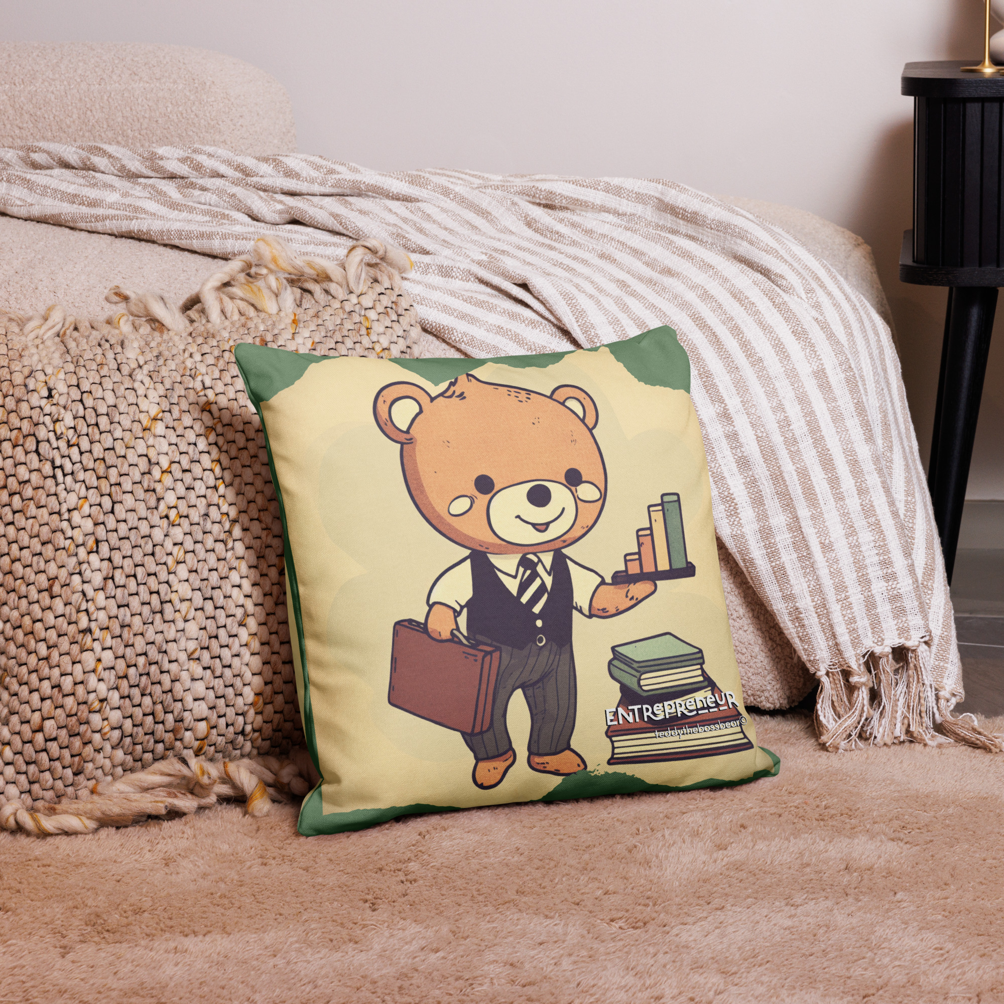 Entrepreneur Boss - Pillowcase (Vintage Bear)