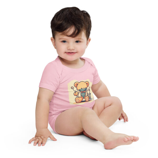 Dentist Boss - Baby Onesie (Vintage Bear) - Image 7