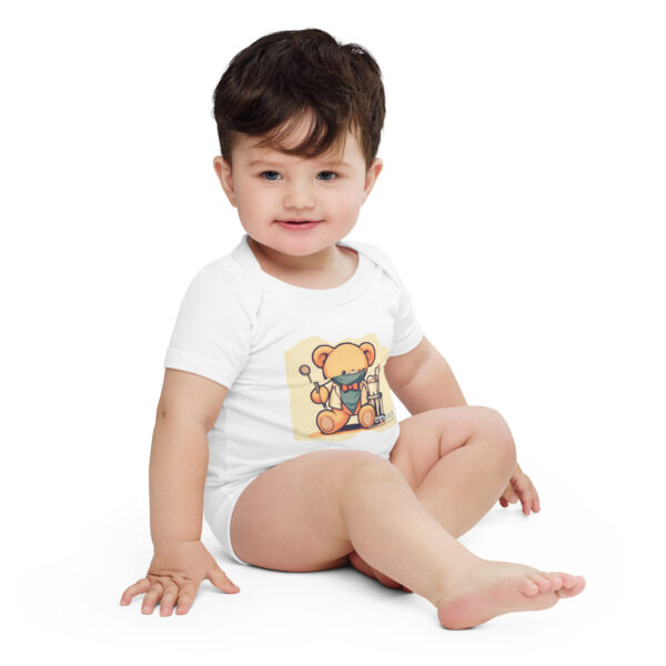 Dentist Boss - Baby Onesie (Vintage Bear) - Image 9