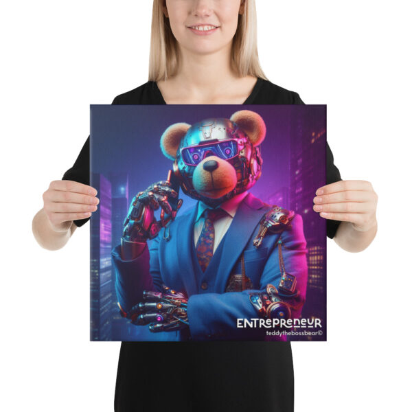 Entrepreneur Boss - Canvas Print (Android Bear) - Image 3