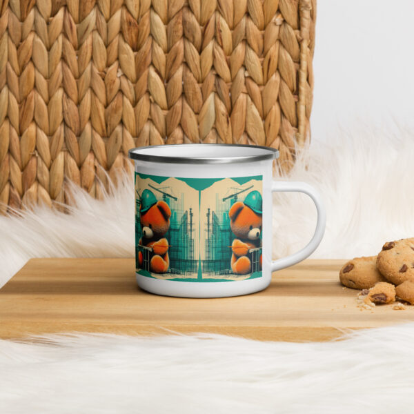 Architect Boss - Enamel Mug (Brown Bear) - Image 3