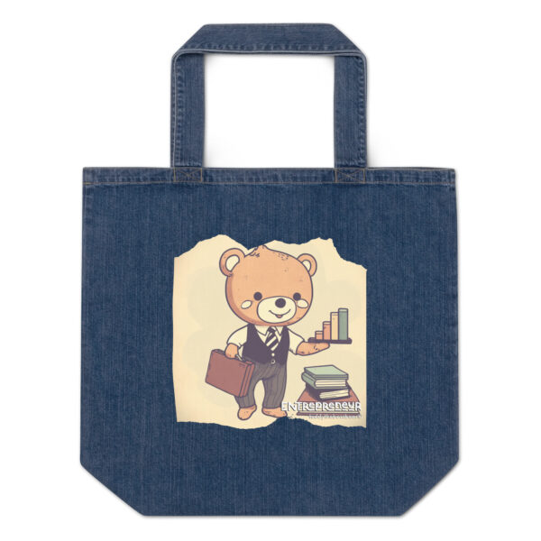 Entrepreneur Boss - Denim Tote (Vintage Bear) - Image 2