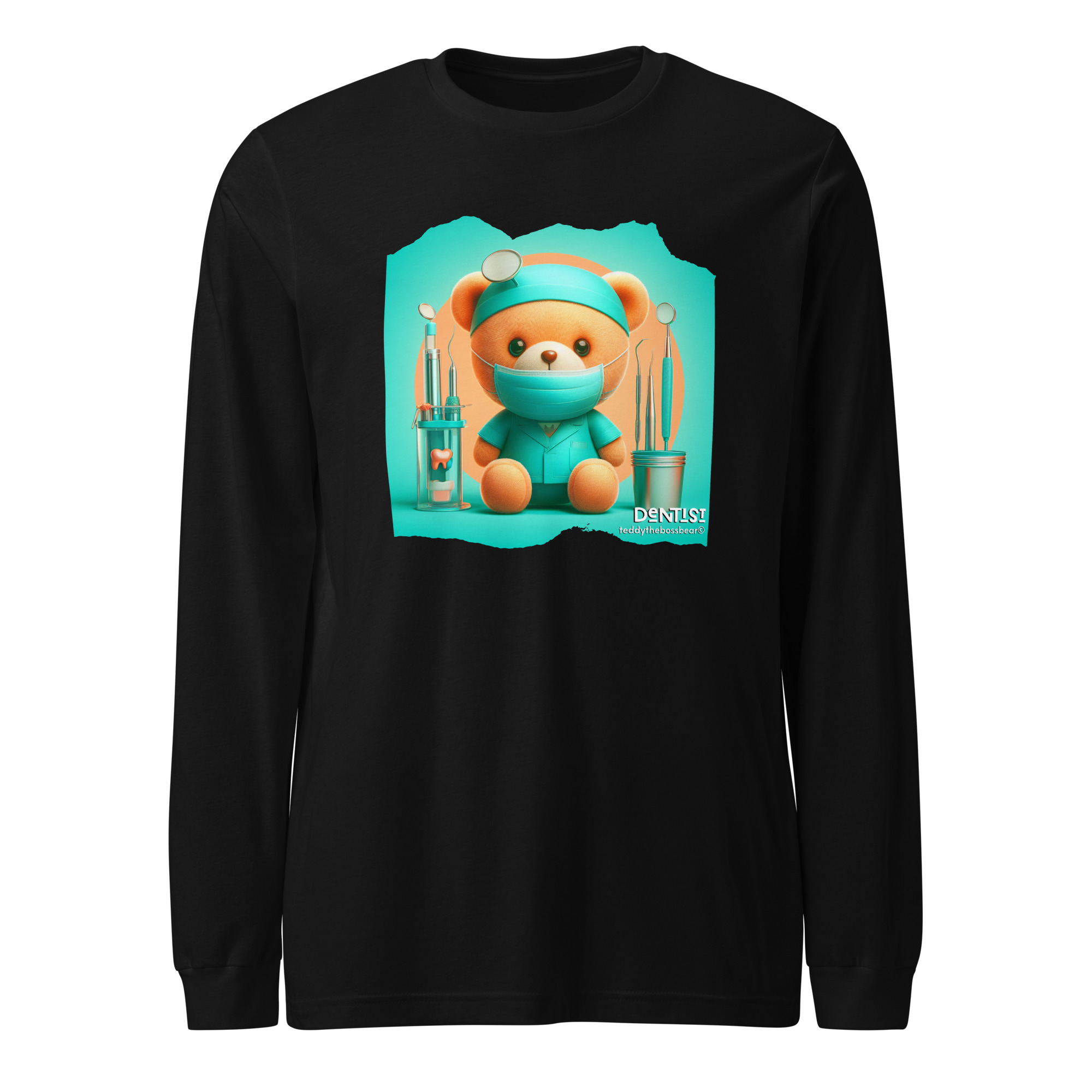 Dentist Boss - Long Sleeve (Brown Bear) - Image 3