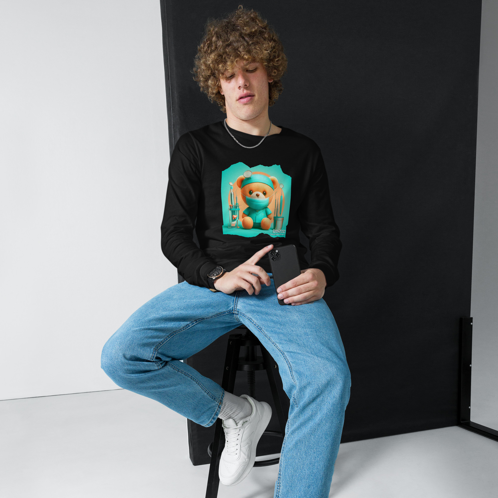 Dentist Boss - Long Sleeve (Brown Bear)