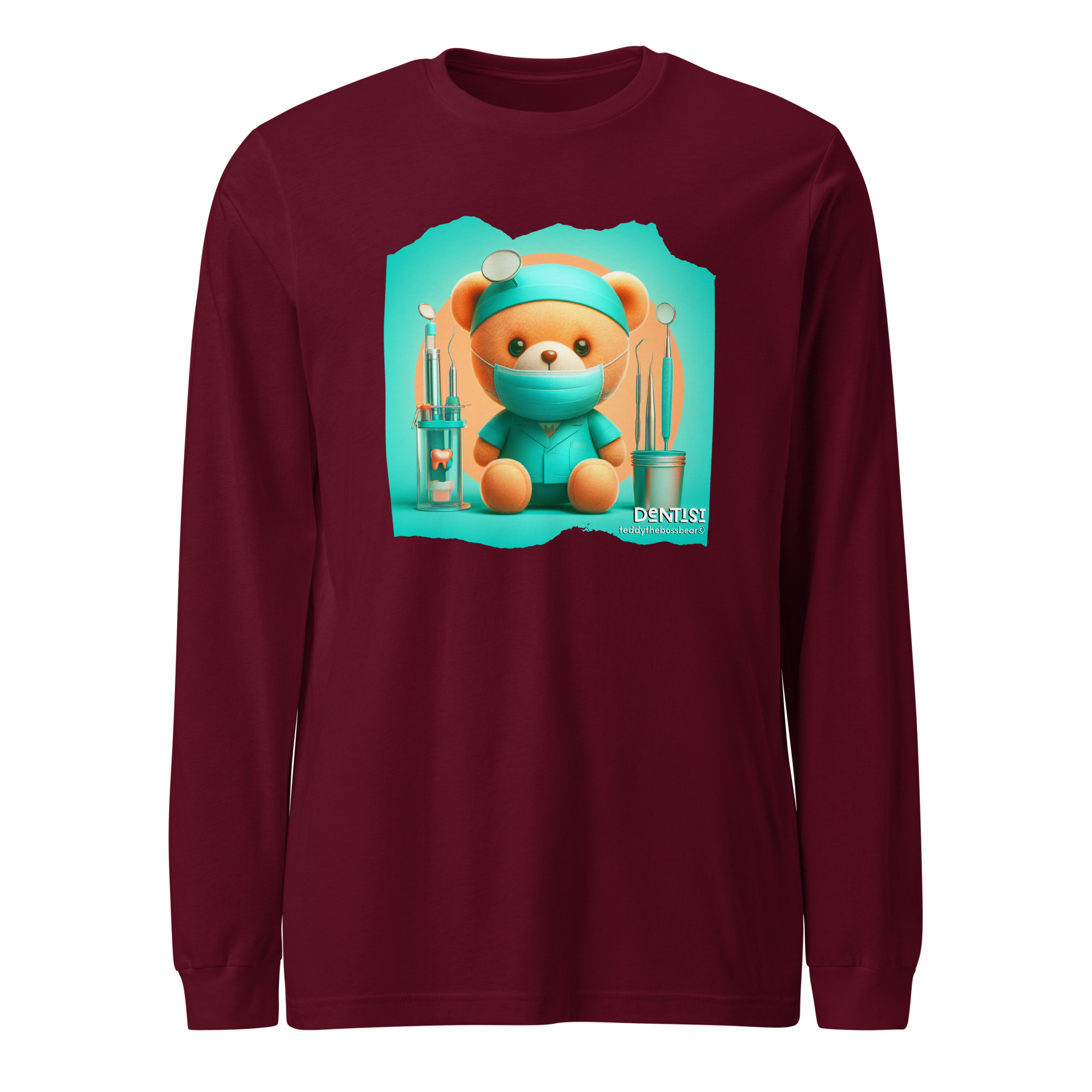 Dentist Boss - Long Sleeve (Brown Bear) - Image 8