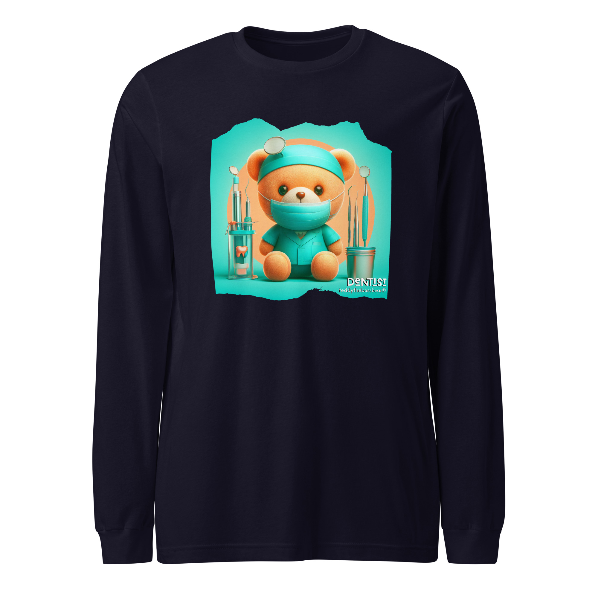 Dentist Boss - Long Sleeve (Brown Bear) - Image 11