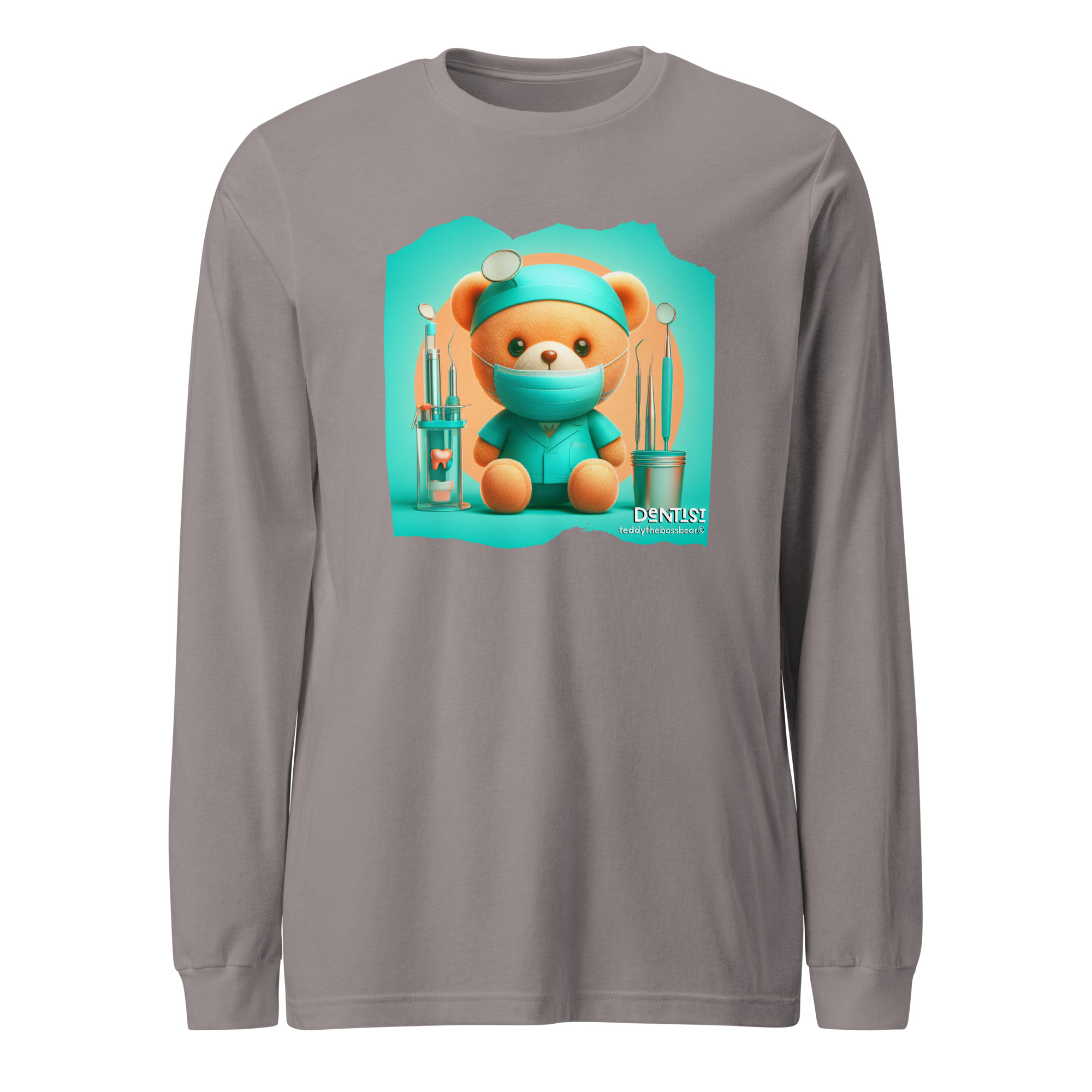 Dentist Boss - Long Sleeve (Brown Bear) - Image 14