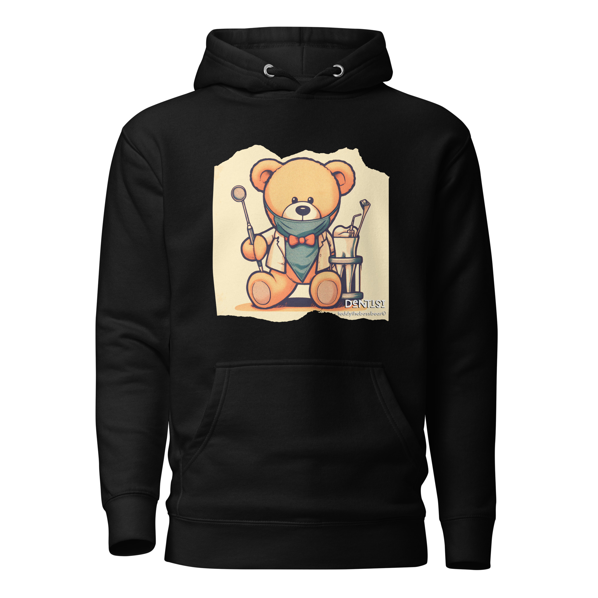 Dentist Boss - Hoodie (Vintage Bear) - Image 3