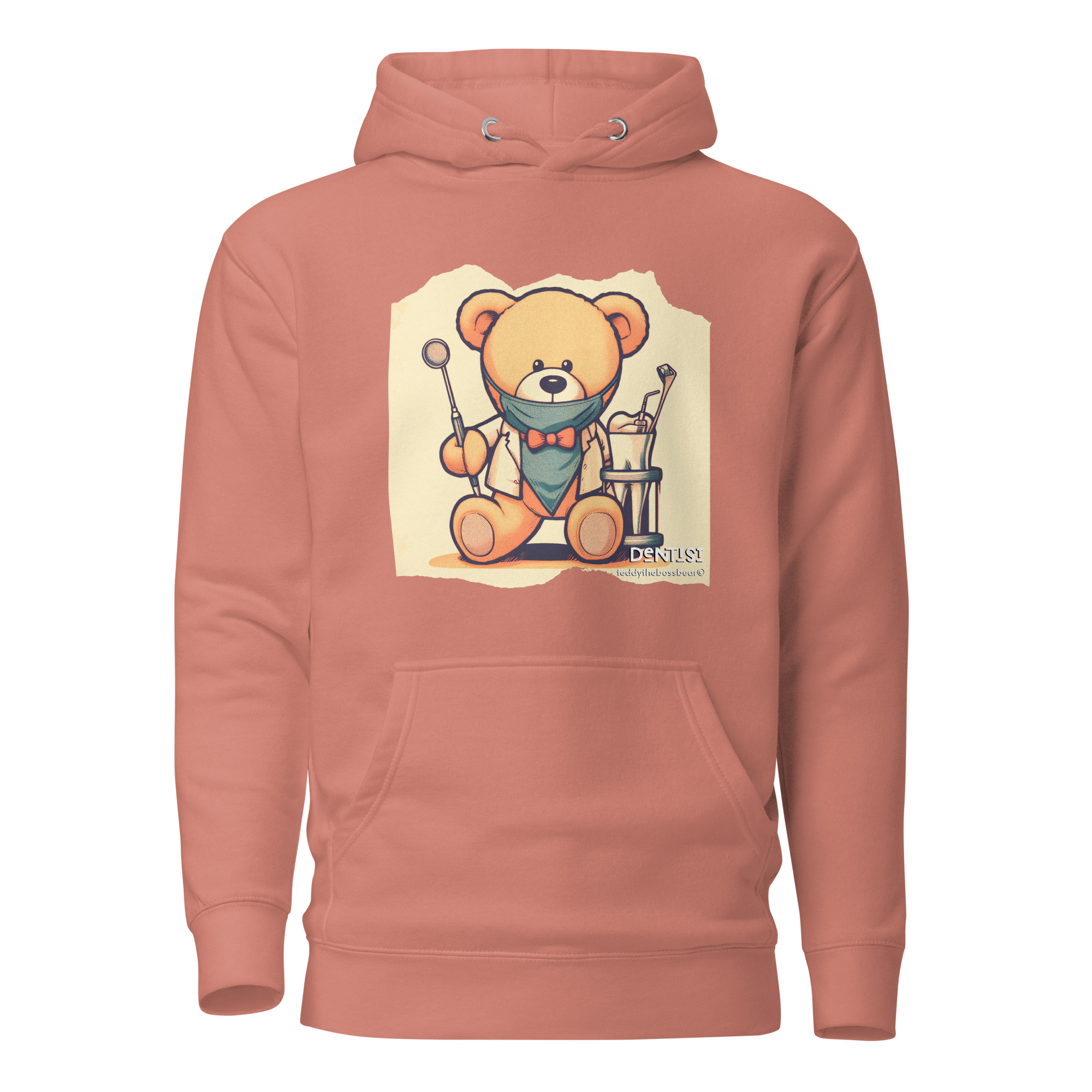 Dentist Boss - Hoodie (Vintage Bear) - Image 8