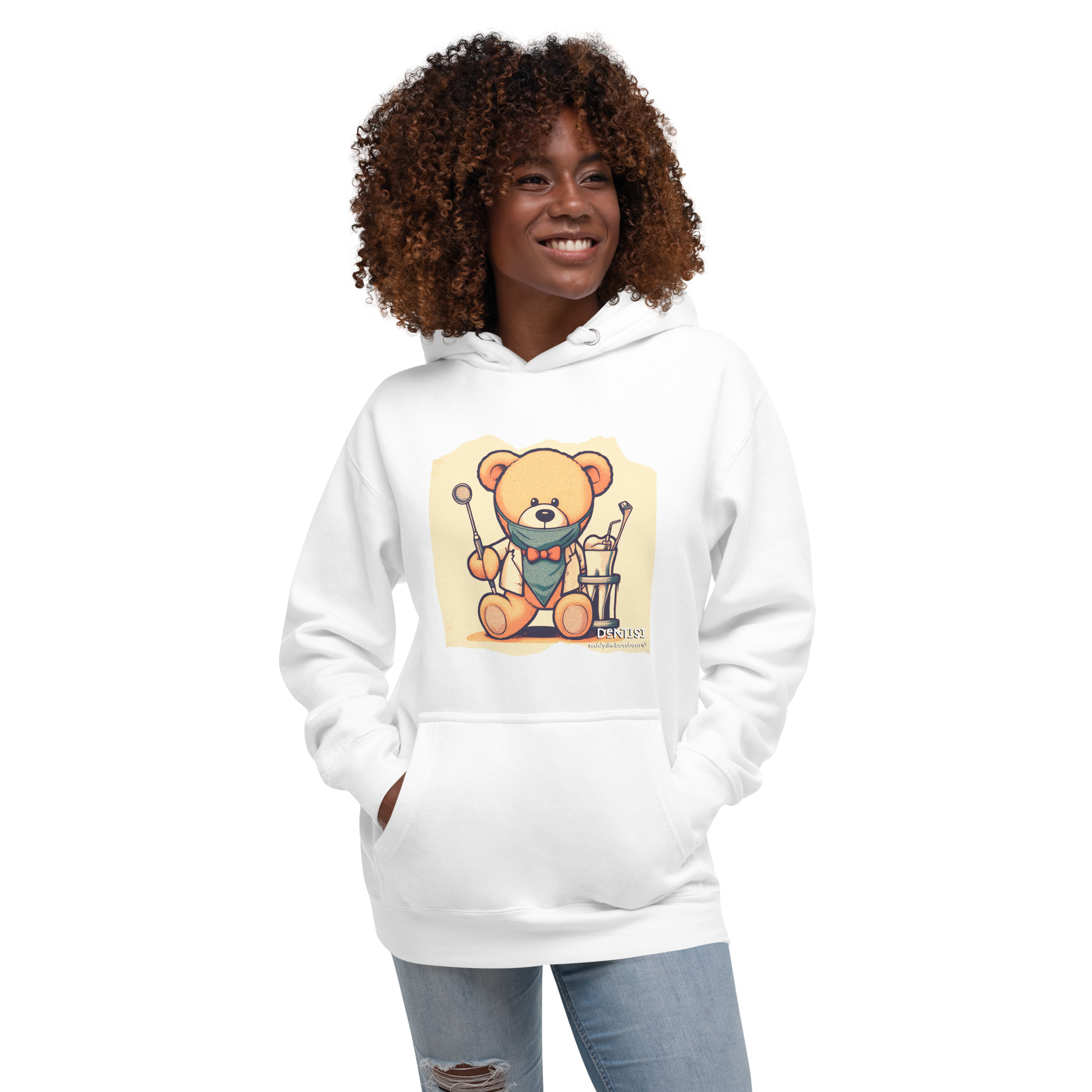 Dentist Boss - Hoodie (Vintage Bear) - Image 12
