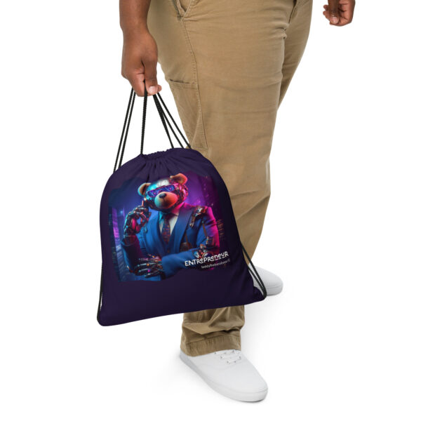 Entrepreneur Boss - Drawstring Bag (Android Bear) - Image 3