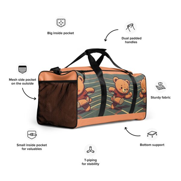 Runner Boss - Duffle Bag (Vintage Bear) - Image 7