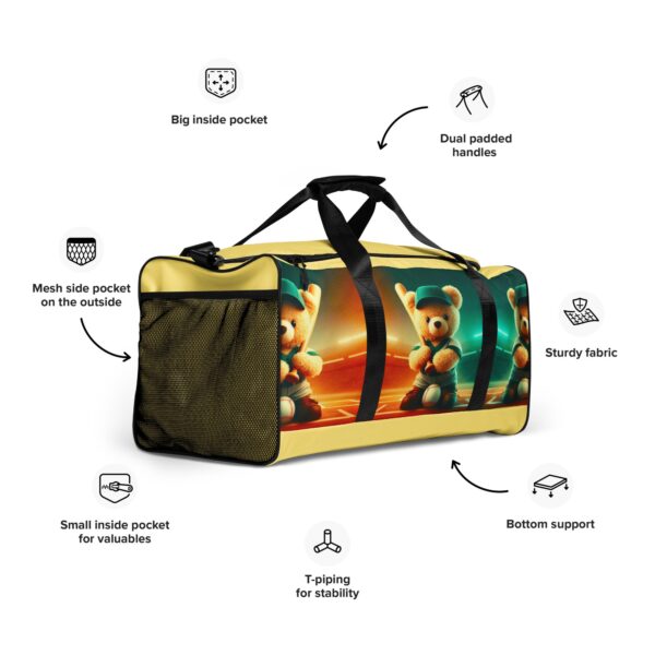 Baseballer Boss - Duffle Bag (Brown Bear) - Image 7