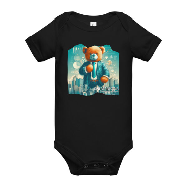 Entrepreneur Boss - Baby Onesie (Brown Bear) - Image 2