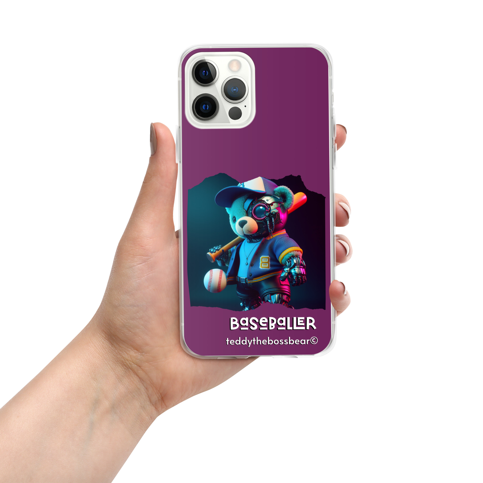 Baseballer Boss - iPhone® Case (Android Bear) - Image 6