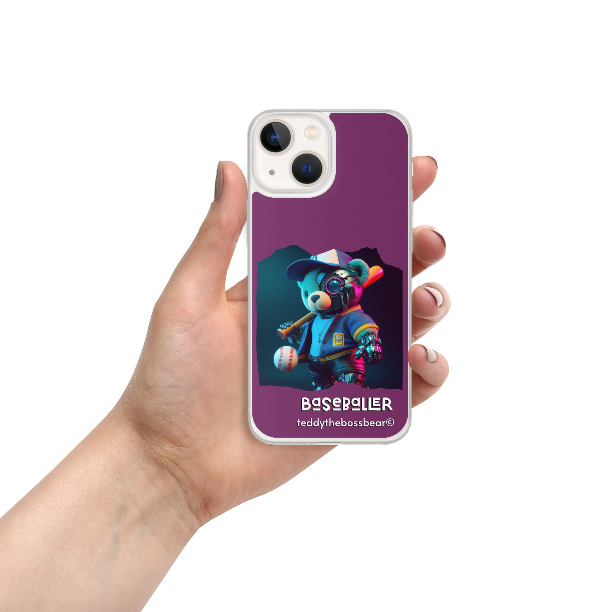 Baseballer Boss - iPhone® Case (Android Bear) - Image 9