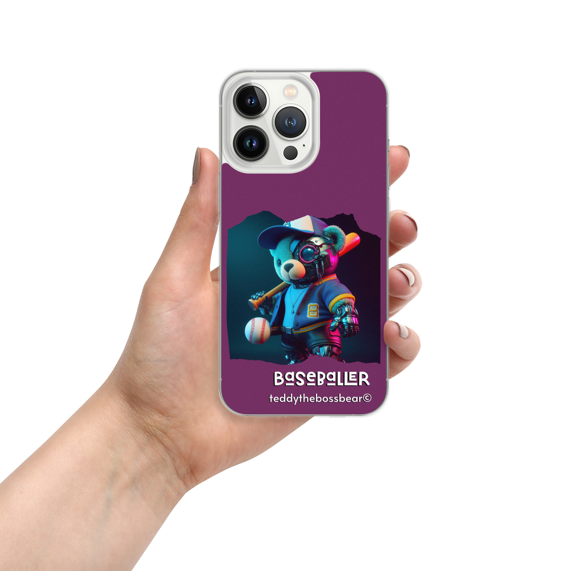 Baseballer Boss - iPhone® Case (Android Bear) - Image 11