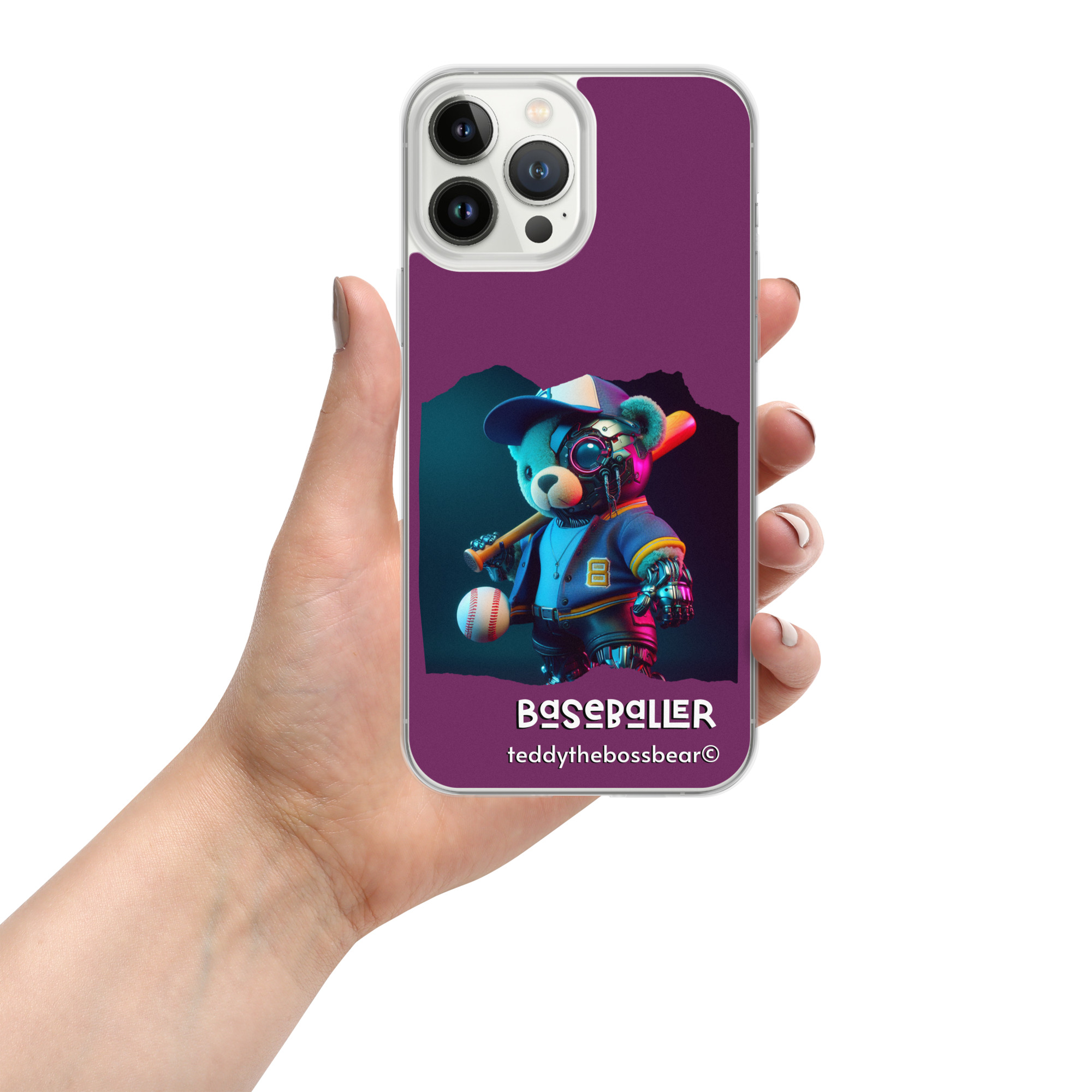 Baseballer Boss - iPhone® Case (Android Bear) - Image 10