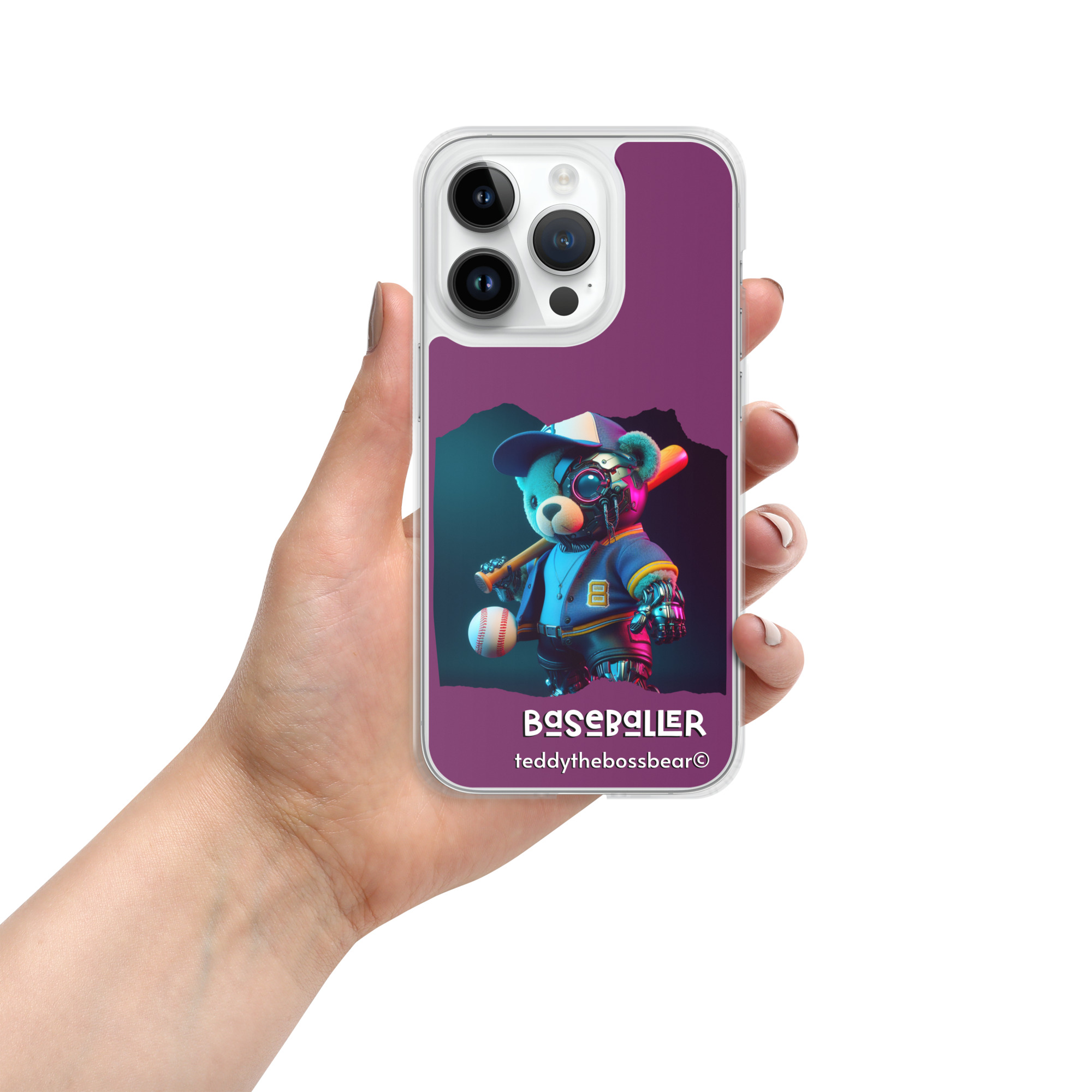 Baseballer Boss - iPhone® Case (Android Bear) - Image 15