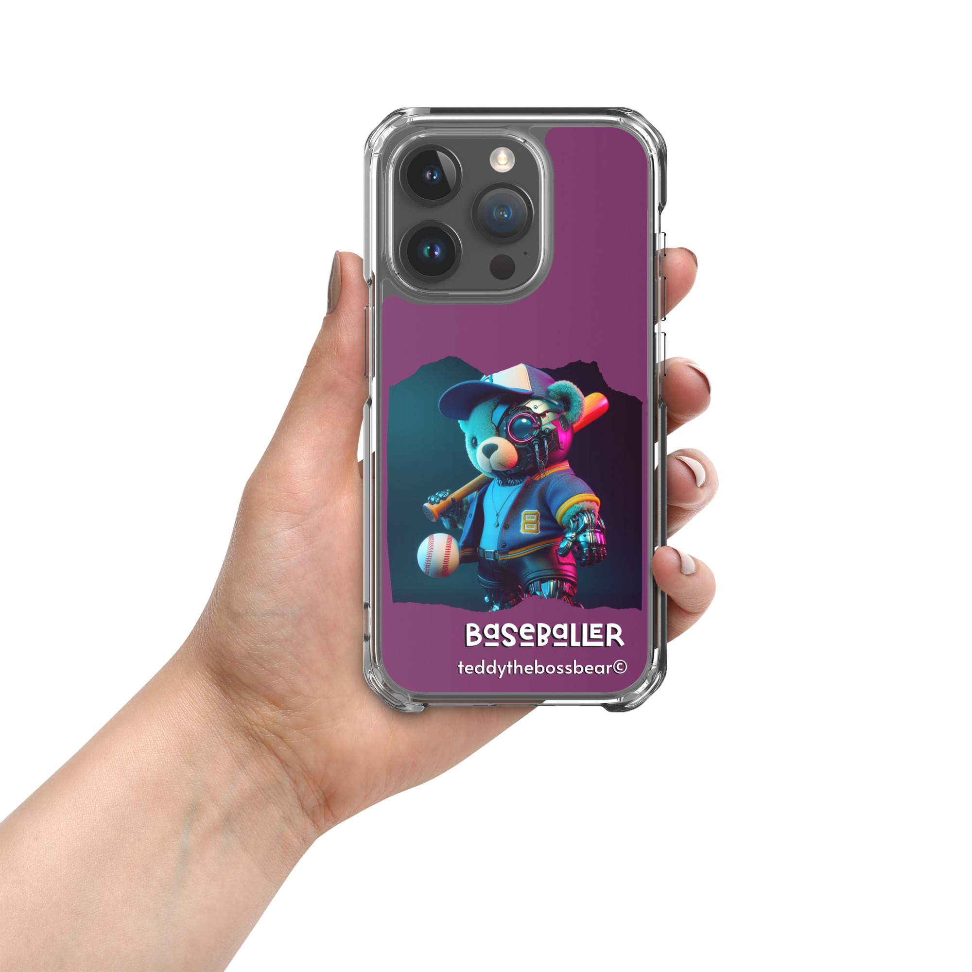 Baseballer Boss - iPhone® Case (Android Bear) - Image 18