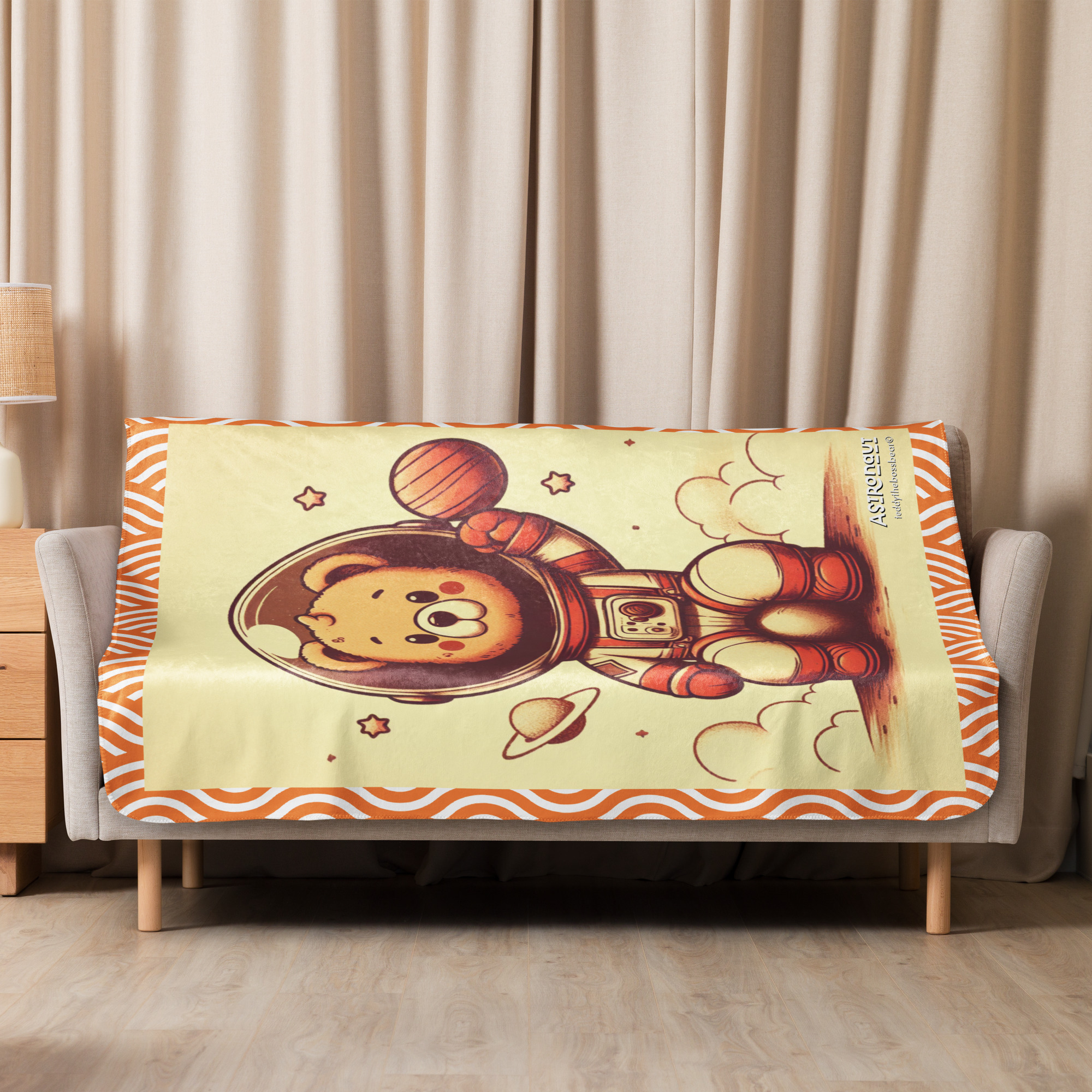 Astronaut Boss - Blanket (Vintage Bear) - Image 3