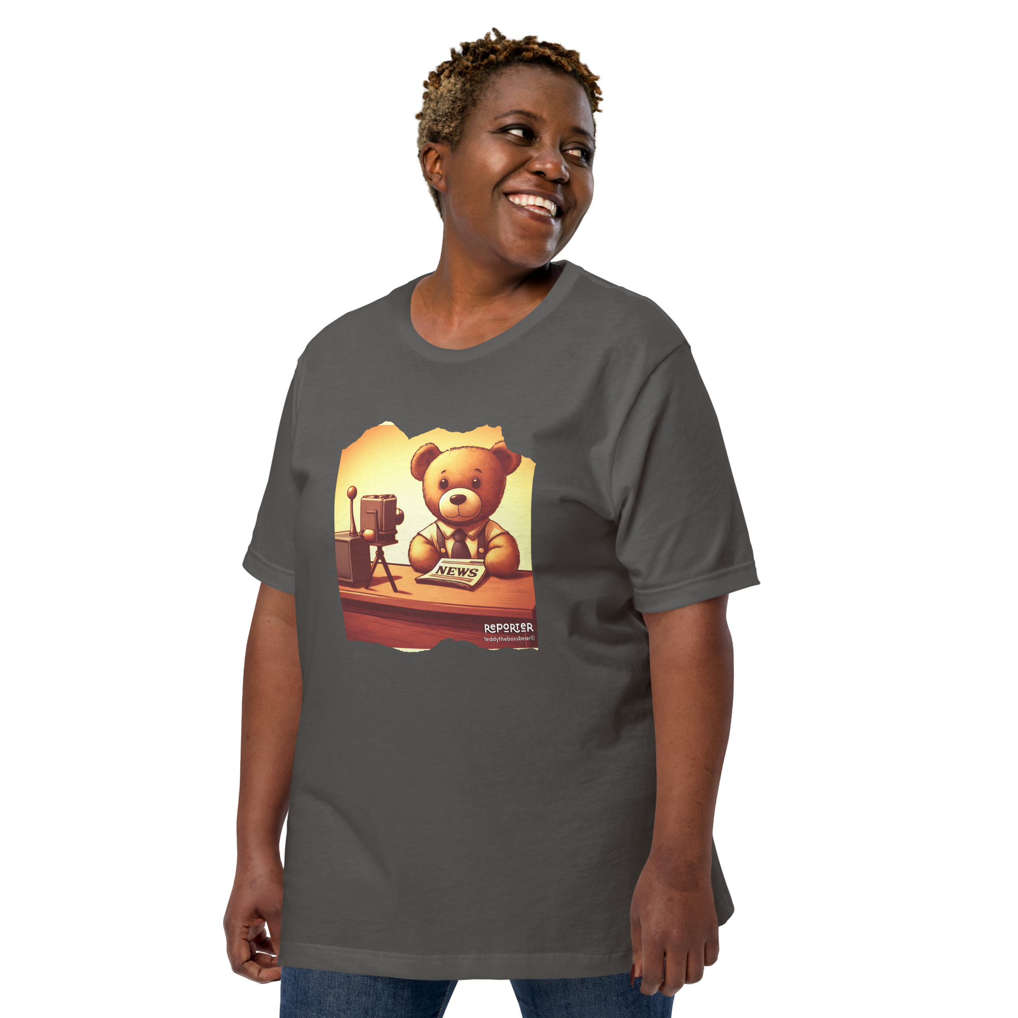 Reporter Boss - T-shirt (Vintage Bear) - Image 7