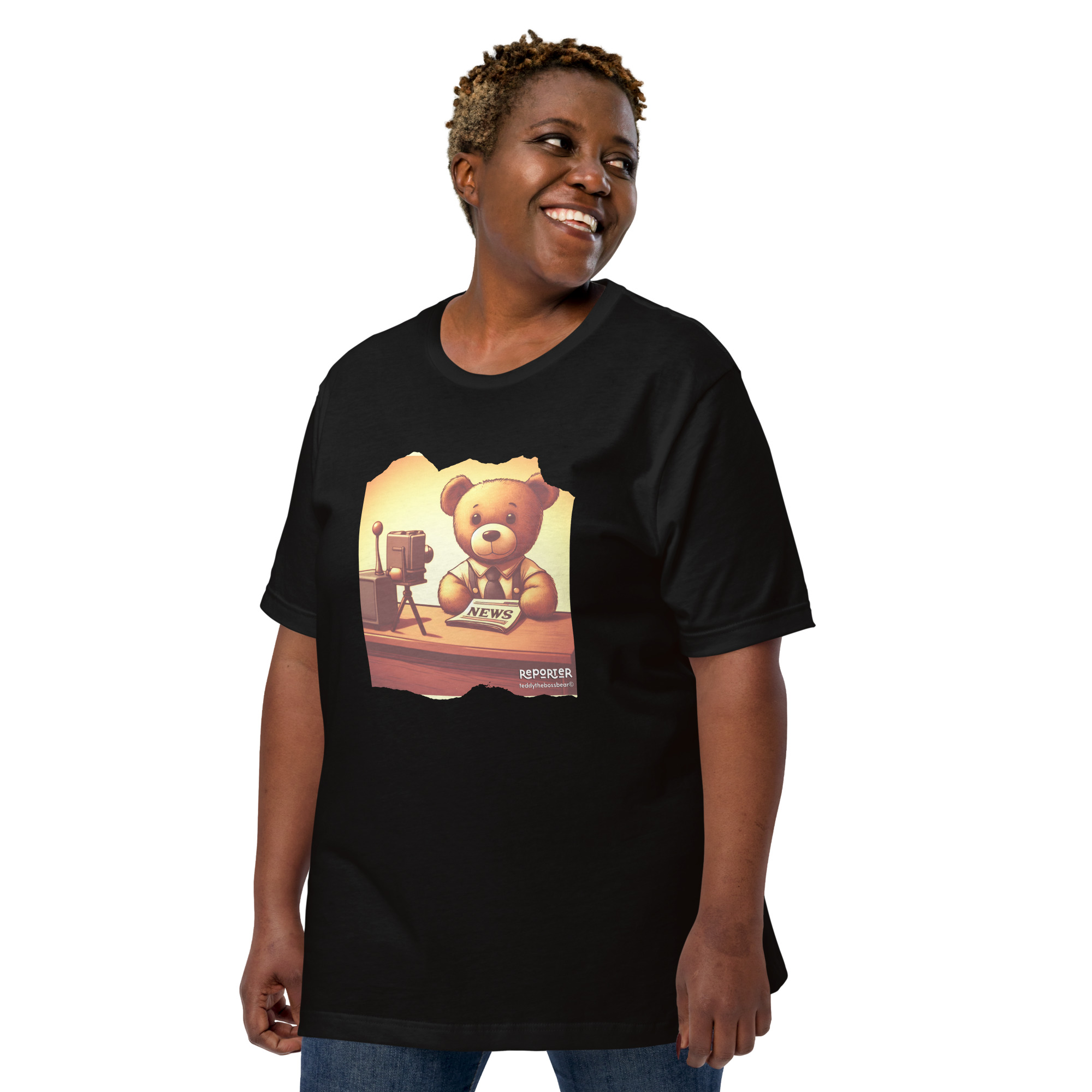 Reporter Boss - T-shirt (Vintage Bear) - Image 2