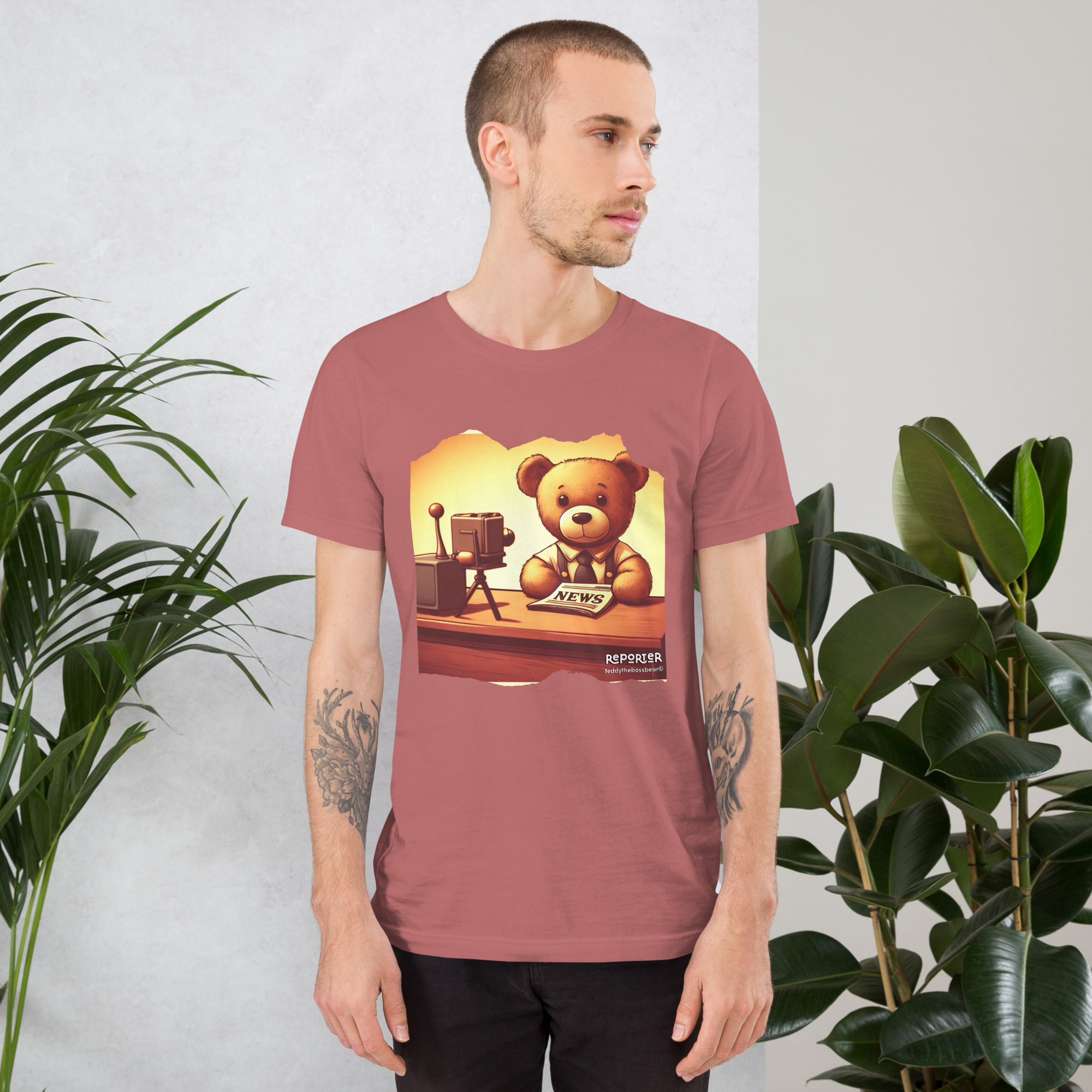 Reporter Boss - T-shirt (Vintage Bear) - Image 9